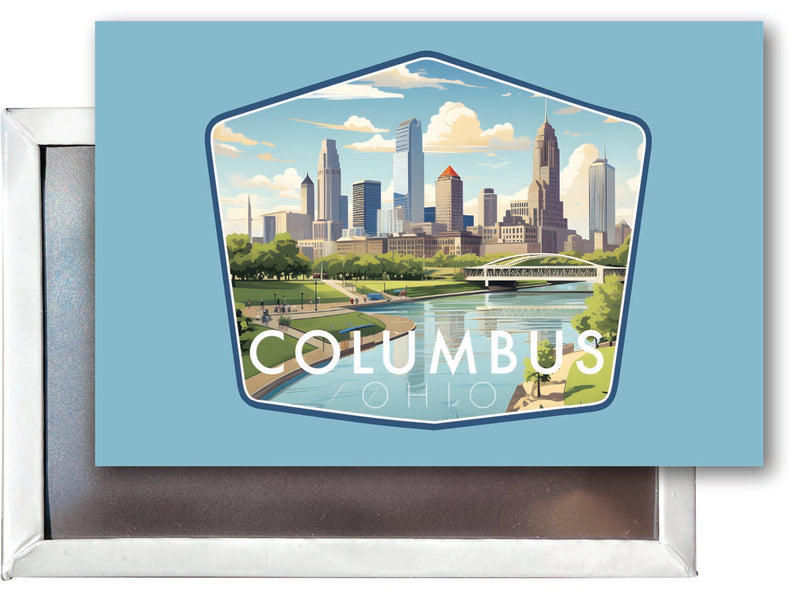 Columbus Ohio Souvenir 2x3-Inch Fridge Magnet 