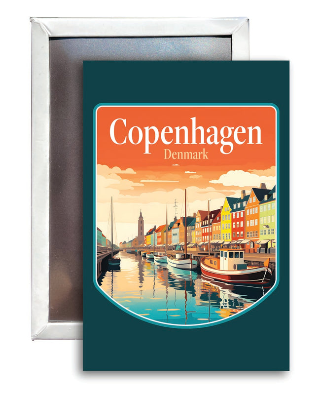 Copenhagen Denmark Souvenir 2x3-Inch Fridge Magnet 