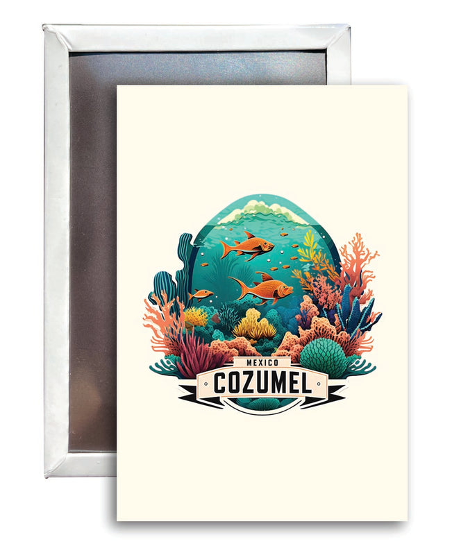 Cozumel Mexico Souvenir 2x3-Inch Fridge Magnet 