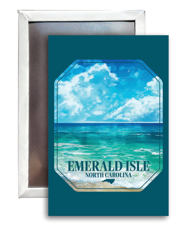 Emerald Isle North Carolina Souvenir 2x3-Inch Fridge Magnet 