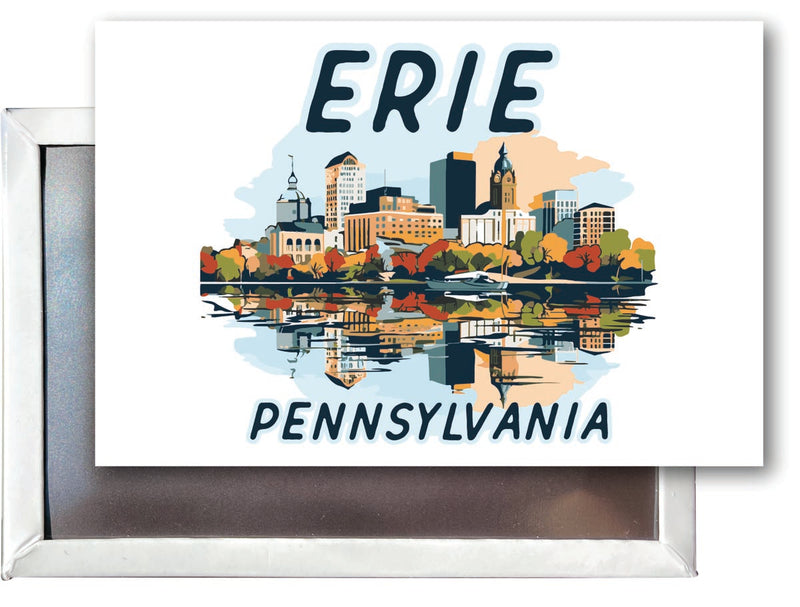 Erie Pennsylvania Souvenir 2x3-Inch Fridge Magnet 