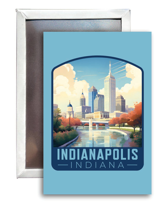 Indianapolis Indiana Souvenir 2x3-Inch Fridge Magnet 