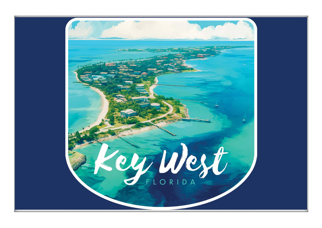 Key West Florida Design A Souvenir 2x3-Inch Fridge Magnet 4-Pack