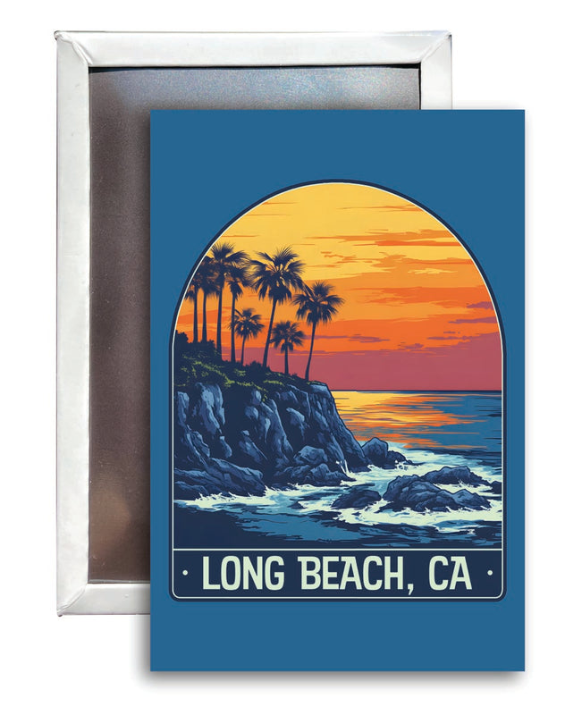 Long Beach Carolina Souvenir 2x3-Inch Fridge Magnet 