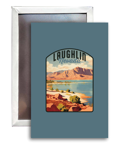 Laughlin Nevada Design B Souvenir 2x3-Inch Fridge Magnet 4-Pack