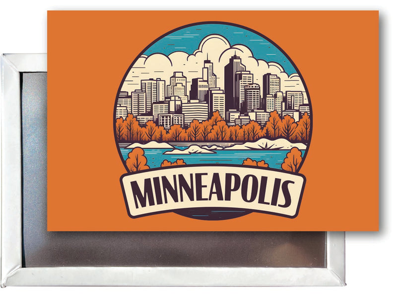 Minneapolis Minnesota Souvenir 2x3-Inch Fridge Magnet 