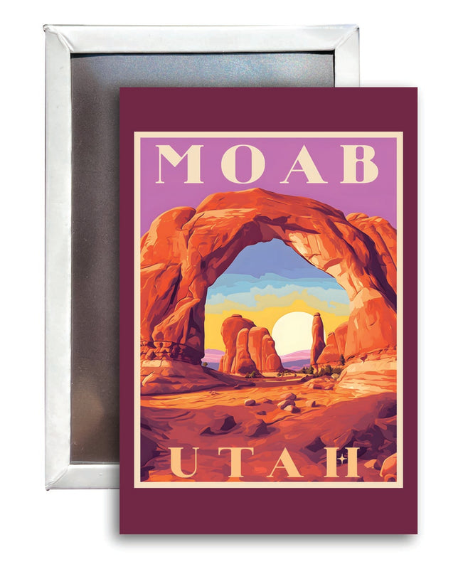 Moab Utah Souvenir 2x3-Inch Fridge Magnet 