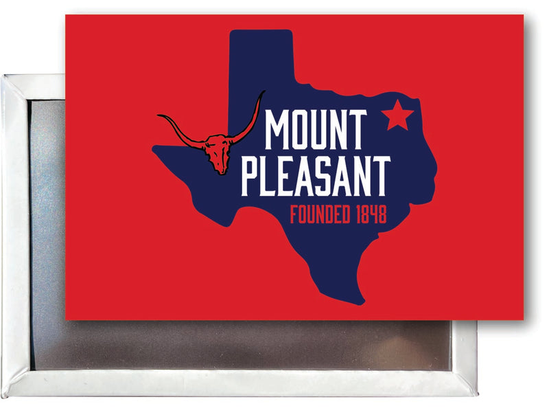 Mount Pleasant Texas Souvenir 2x3-Inch Fridge Magnet 