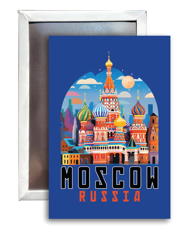 Moscow Russia Souvenir 2x3-Inch Fridge Magnet 
