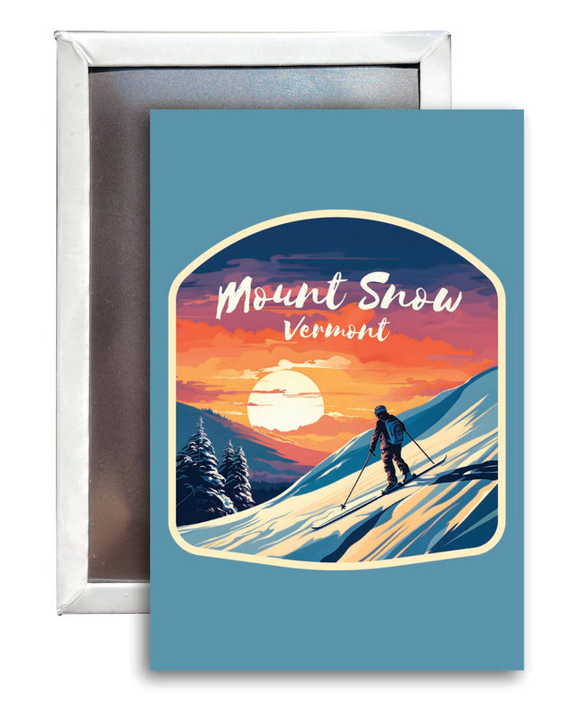 Mount Snow Vermont Souvenir 2x3-Inch Fridge Magnet 