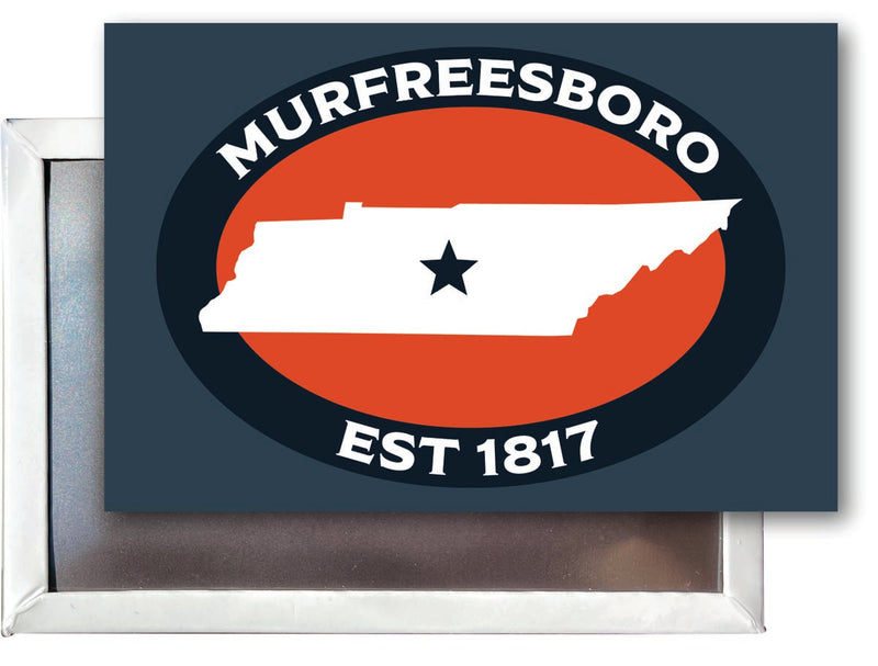 Murfreesboro Tennessee Souvenir 2x3-Inch Fridge Magnet 