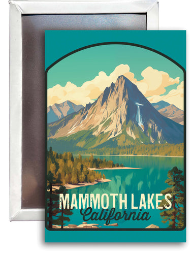 Mammoth Lakes California Design A Souvenir 2x3-Inch Fridge Magnet 2-Pack