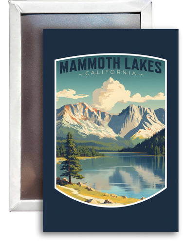 Mammoth Lakes California Design C Souvenir 2x3-Inch Fridge Magnet 4-Pack