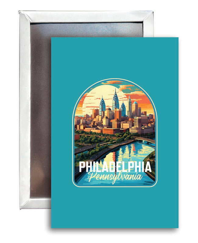 Philadelphia Pennsylvania Souvenir 2x3-Inch Fridge Magnet 