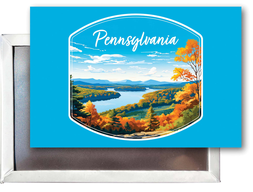 Pennsylvania Design C Souvenir 2x3-Inch Fridge Magnet Single