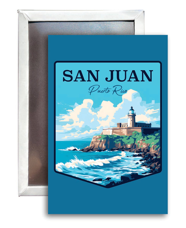 San Juan Puerto Rico Souvenir 2x3-Inch Fridge Magnet 