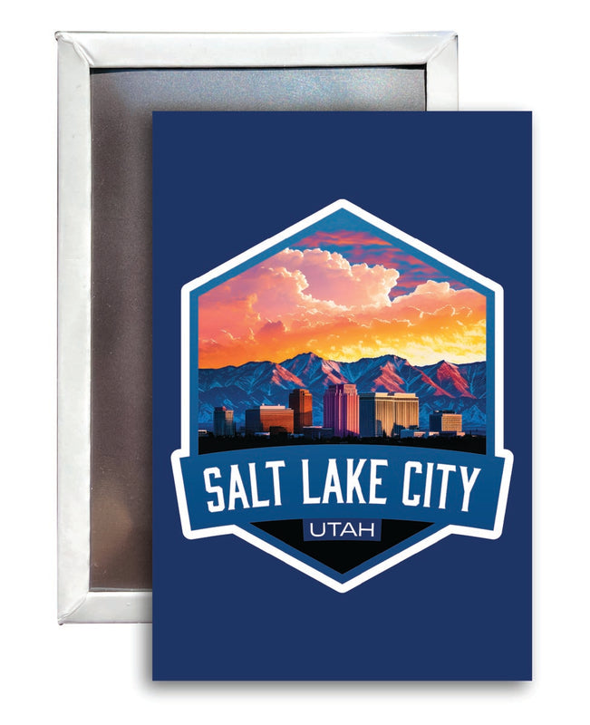 Salt Lake City Utah Souvenir 2x3-Inch Fridge Magnet 