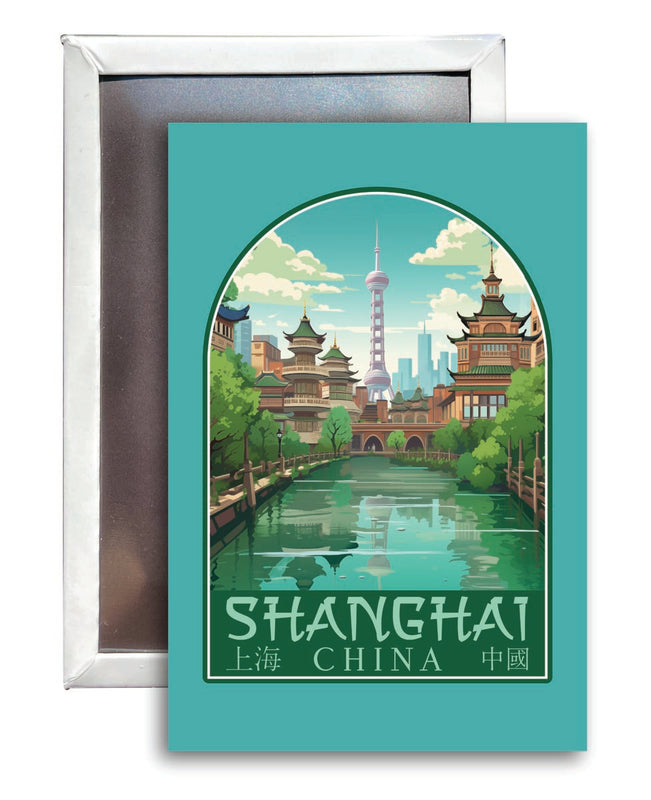 Shanghai China Souvenir 2x3-Inch Fridge Magnet 