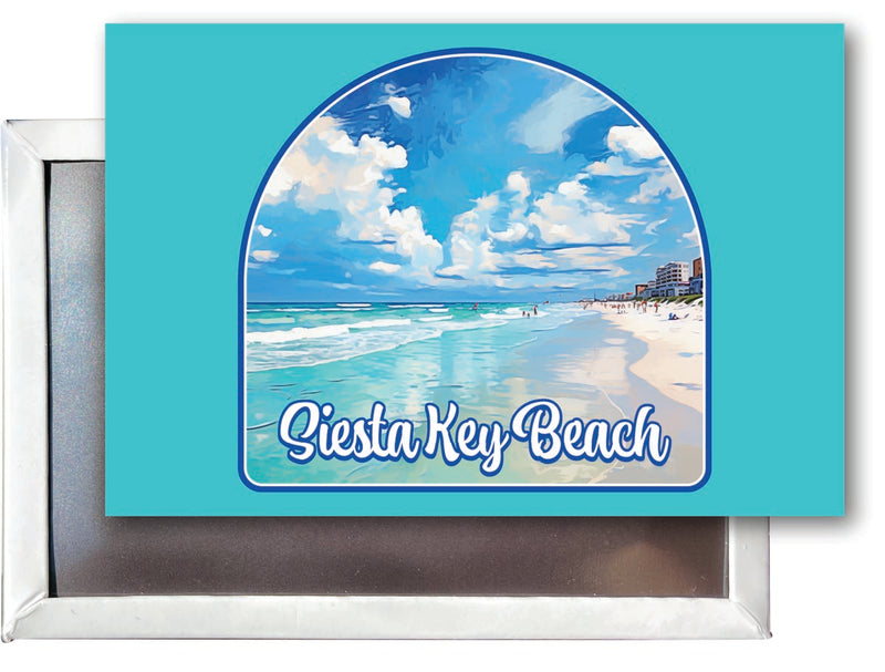 Siesta Key Beach Florida Souvenir 2x3-Inch Fridge Magnet 