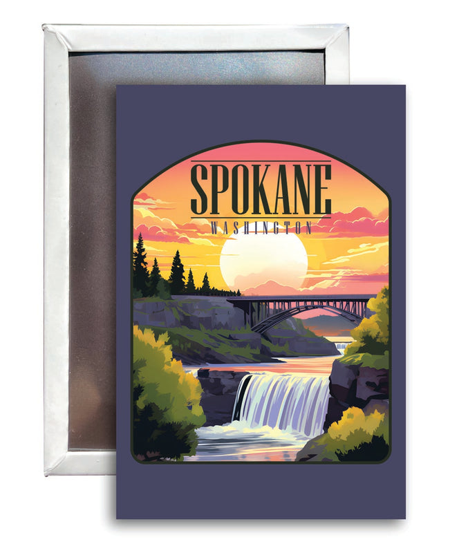 Spokane Washington Souvenir 2x3-Inch Fridge Magnet 