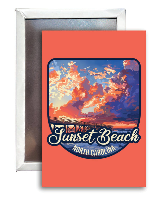Sunset Beach North Carolina Souvenir 2x3-Inch Fridge Magnet 