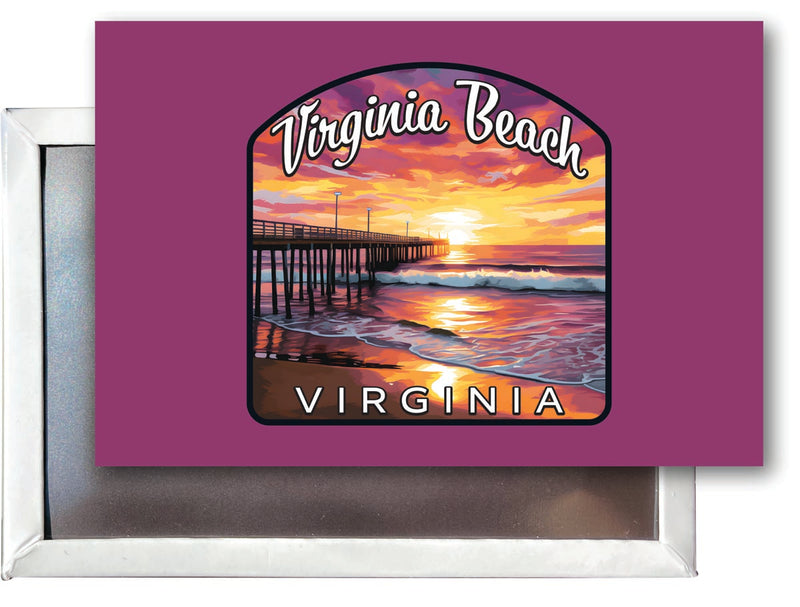 Virginia Beach, Virginia Souvenir 2x3-Inch Fridge Magnet 