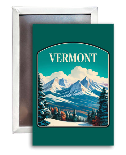 Vermont Design A Souvenir 2x3-Inch Fridge Magnet 4-Pack