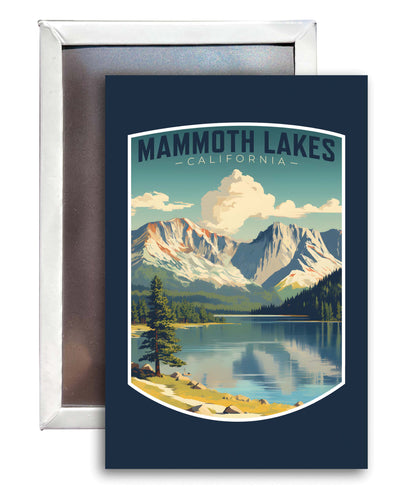 Mammoth Lakes California Design C Souvenir Refrigerator Magnet 2.5