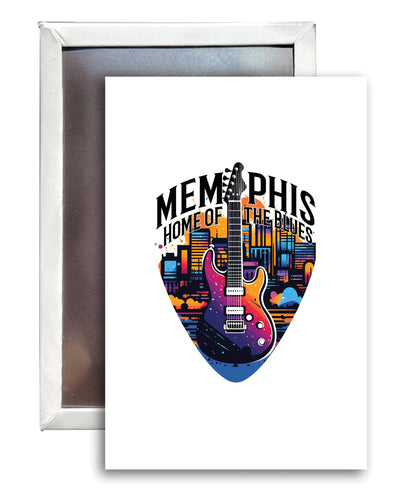 Memphis Tennessee Design B Souvenir Refrigerator Magnet 2.5