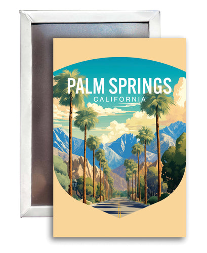 Palm Springs California Design A Souvenir Refrigerator Magnet 2.5