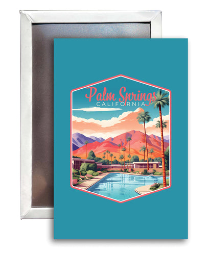 Palm Springs California Design B Souvenir Refrigerator Magnet 2.5