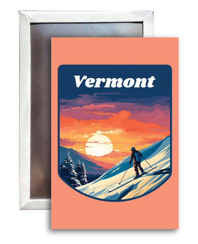 Vermont Design B Souvenir Refrigerator Magnet 2.5