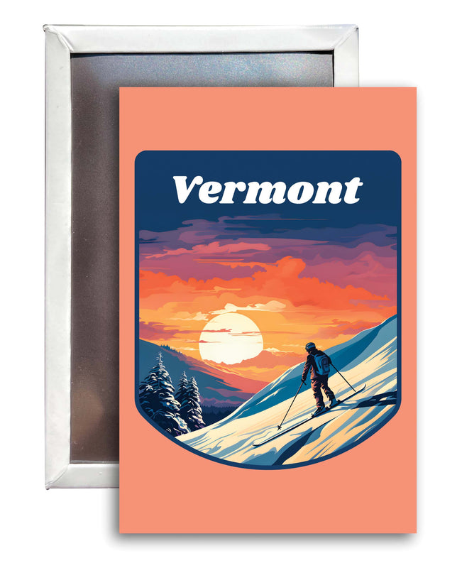 Vermont Design B Souvenir Refrigerator Magnet 2.5"X3.5" Single