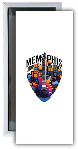 Memphis Tennessee Design B Souvenir Fridge Magnet 4.75 x 2 Inch 4-Pack