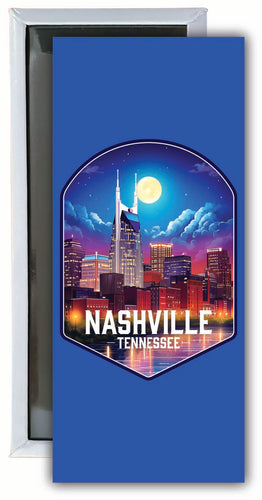 Nashville Tennessee Design D Souvenir Fridge Magnet 4.75 x 2 Inch Single