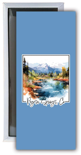 Pagosa Springs Colorado Design A Souvenir Fridge Magnet 4.75 x 2 Inch 4-Pack