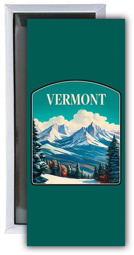Vermont Design A Souvenir Fridge Magnet 4.75 x 2 Inch 4-Pack