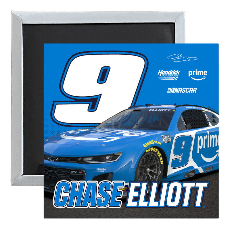 Nascar #9 Chase Elliott 2.5 x 2.5-Inch Fridge Magnet Officially Licensed