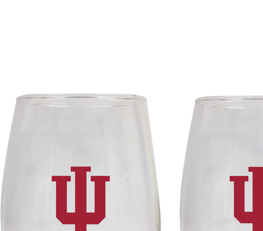 Indiana Hoosiers Collegiate Mom Gift Set - Decal, Coffee Mug & Stemless Wine Glass 
