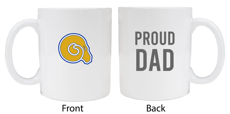 Albany State University Proud Dad Ceramic Coffee Mug - White (2 Pack)