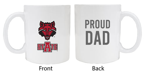 Arkansas State Proud Dad Ceramic Coffee Mug - White (2 Pack)