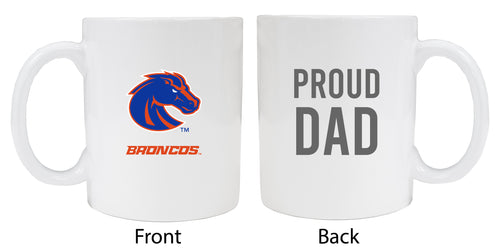 Boise State Broncos Proud Dad Ceramic Coffee Mug - White (2 Pack)