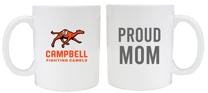 Campbell University Fighting Camels Proud Mom Ceramic Coffee Mug - White