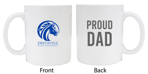 Fayetteville State University Proud Dad Ceramic Coffee Mug - White (2 Pack)