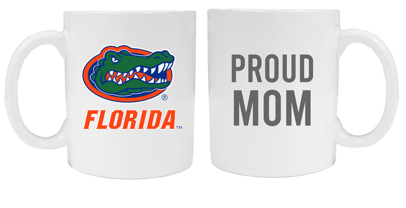 Florida Gators 12 oz White Ceramic Coffee Mug Proud Mom Officially Licensed Collegiate Product 
