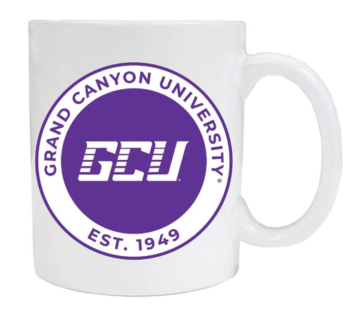 Grand Canyon University Lopes 12 oz White Ceramic Coffee Mug Circle Design Officially Licensed Collegiate Product 