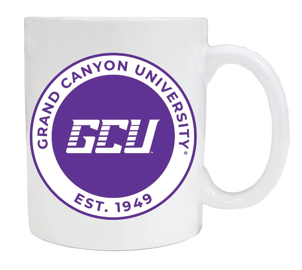 Grand Canyon University Lopes 12 oz White Ceramic Coffee Mug Circle Design Officially Licensed Collegiate Product 