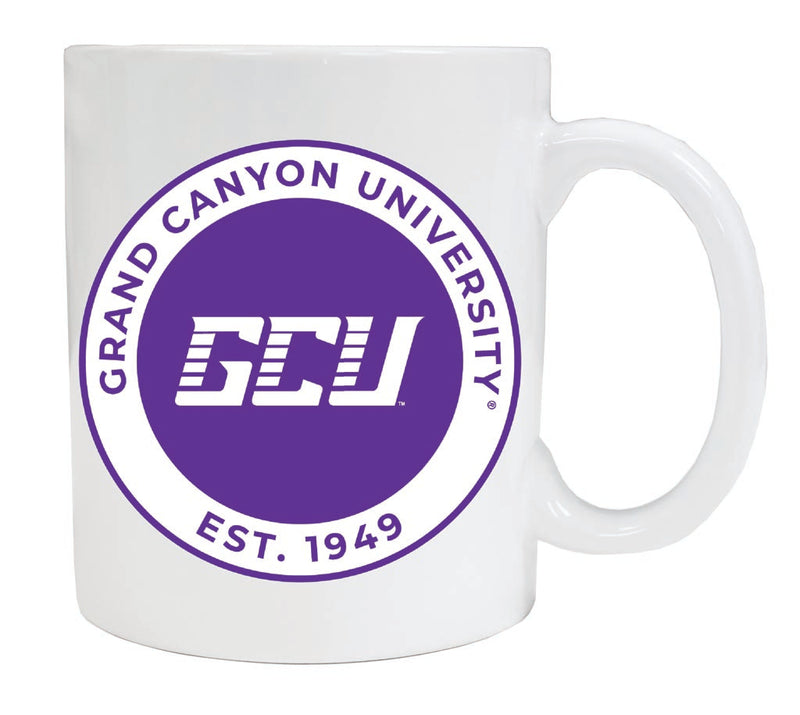 Grand Canyon University Lopes 12 oz White Ceramic Coffee Mug Circle Design Officially Licensed Collegiate Product 