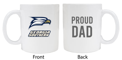 Georgia Southern Eagles Proud Dad Ceramic Coffee Mug - White (2 Pack)