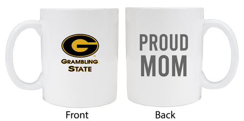 Grambling State Tigers Proud Mom Ceramic Coffee Mug - White